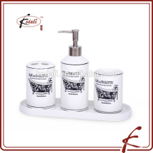 Fresh design ceramic bathroom accessory set for Washroom